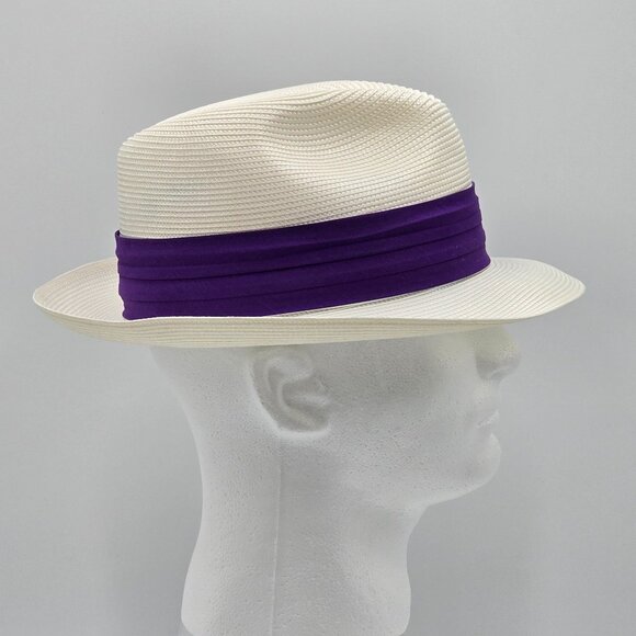 Dobbs Florentine Milan Straw Fedora - Picture 6 of 16